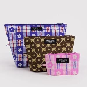 Sandy Liang x BAGGU Go Pouch Set NWT Limited Collection